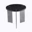 Table basse ronde en bois de chêne noir et pieds en métal noir-1486532153
