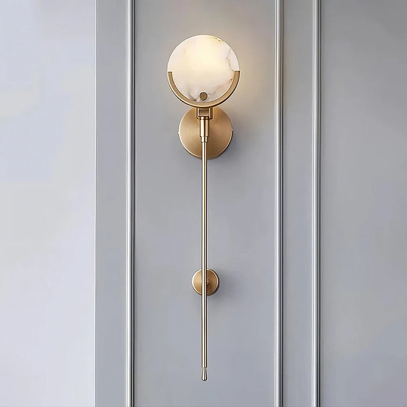 Vintage Modern Marble Wallchiere 23.5"