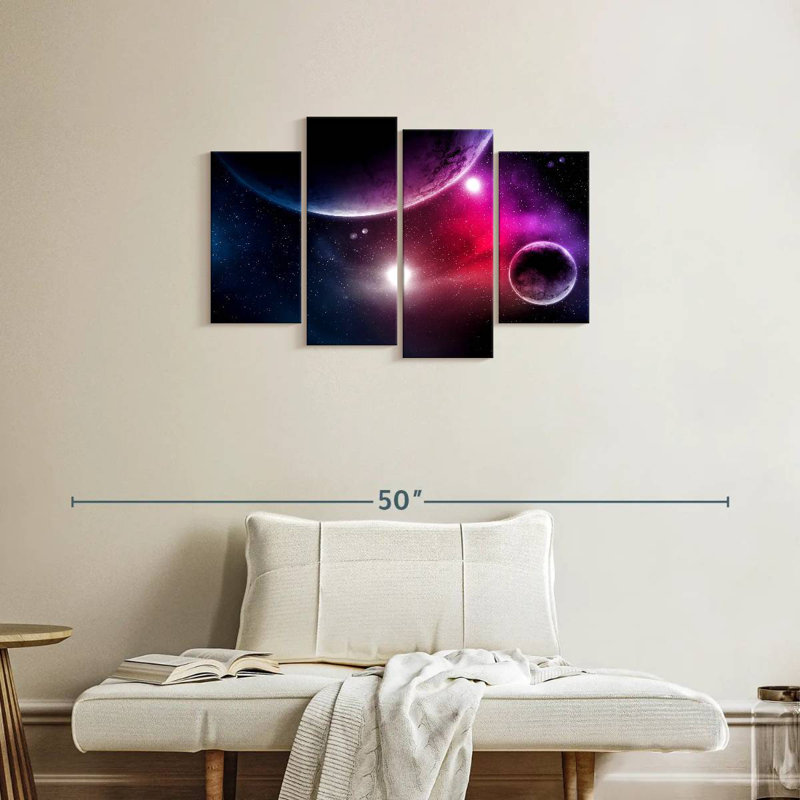 Oberle Stars And Planets, 22" H x 36" W