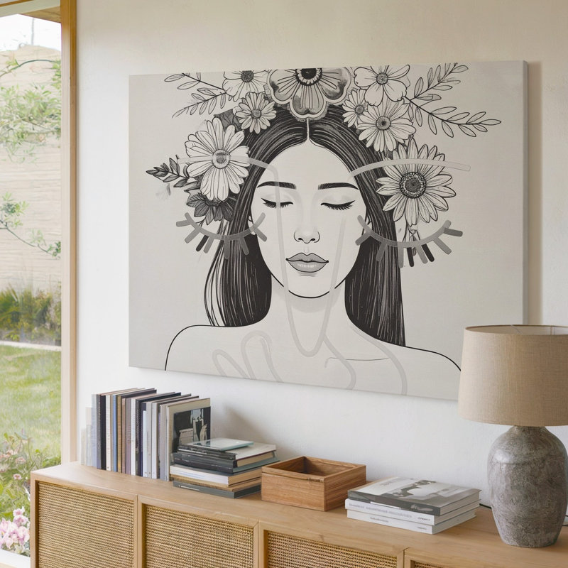 Toile, reproduction d'art sur toile, H 20 po x l 30 po