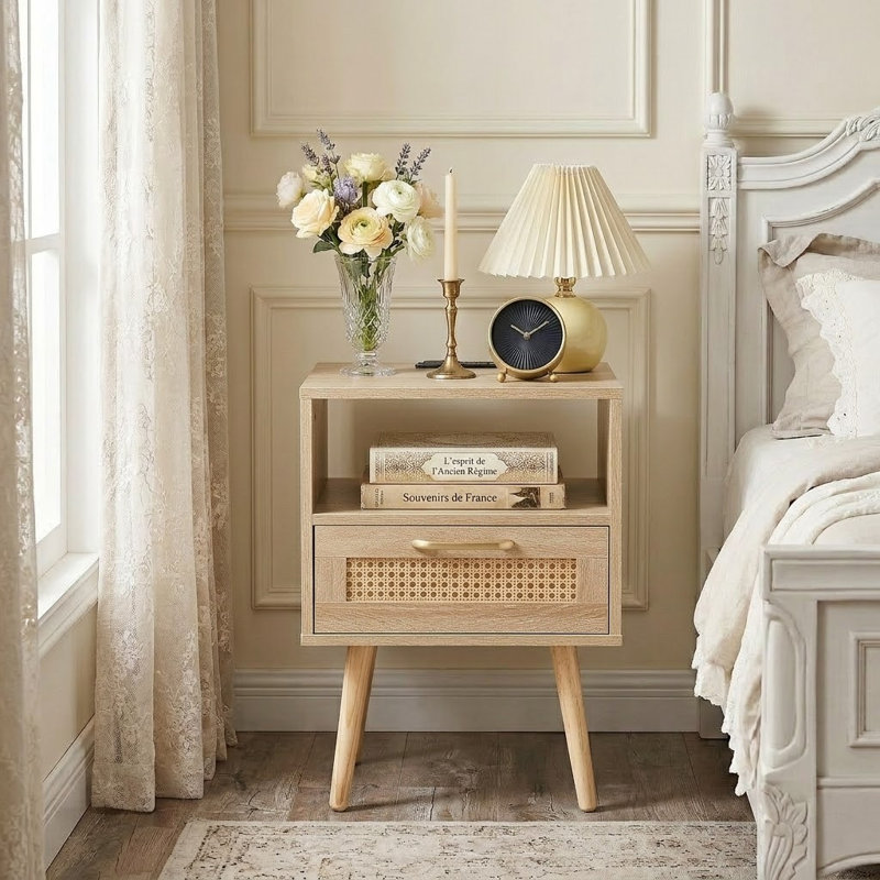 Table de chevet Margery, Brun