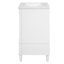 Meuble-lavabo moderne de 24 po avec lavabo intégré en céramique, tiroir, tablette réglable et pieds sculptés-1271332206