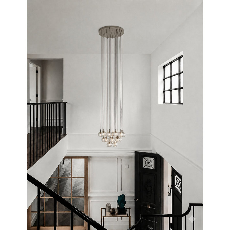 Lustre en cristal 23 lumières Transitional