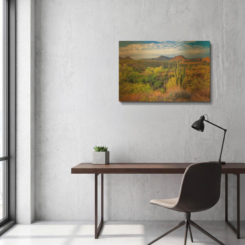 «Jewel Evening» par John Gavrilis, art mural en métal doré, 36 po x 24 po, 36"x24"