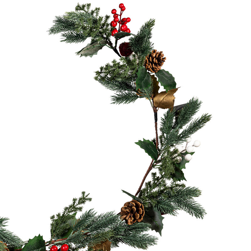 Pinecone & Berry Artificial Garland, 72"L