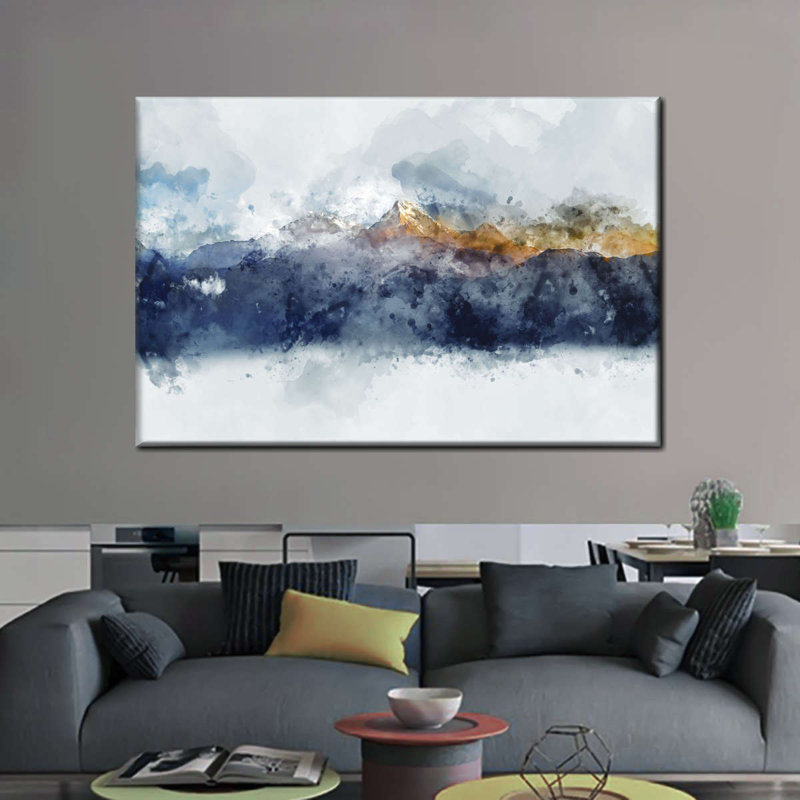 " Dreamy Mountains ", 30" H x 45" W x 1.25" D
