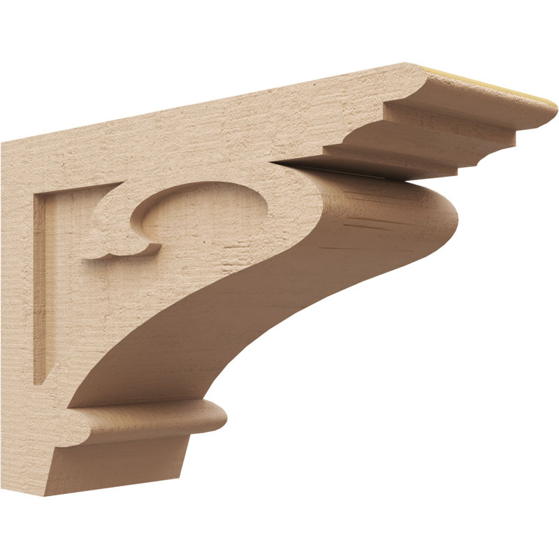 Bois de cèdre brut Mayflower TimberThane Corbel, apprêté brun clair, H 12 po x l 6 po x P 18 po