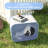 Insulated Outdoor Cat House Waterproof, Blue