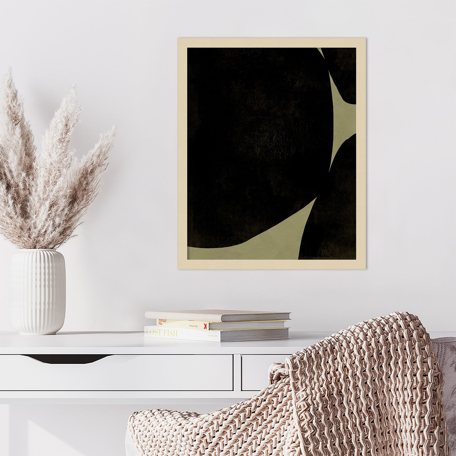 Heirloom Orbs I Print by Jacob Green, Brown, 21" H x 17" W x 1" D