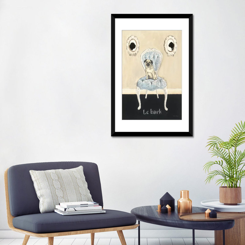 « le écorce », reproduction d’impression sur toile tendue Emily Adams, Papier d'art encadré noir, H 32 po x l 24 po x P 1 po