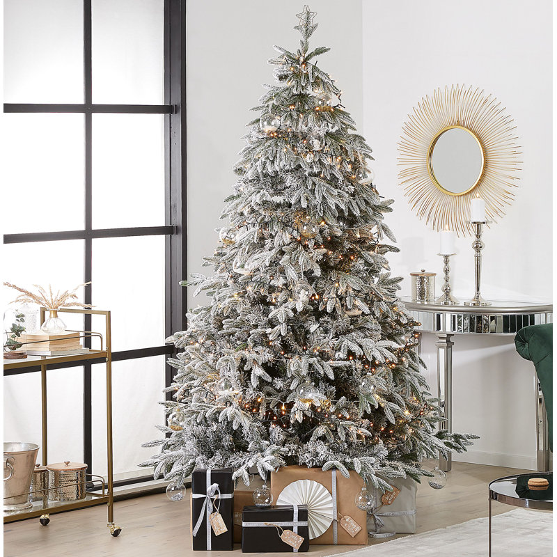 Bessie Artificial Pine Christmas Tree, 6.89ft H x 4.92ft W x 4.92ft D