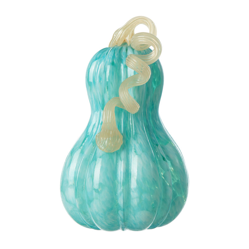 Gourde en verre d'automne 8,5 po, Vert