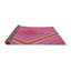 Tapis rose à motif géométrique Kondo-1274775730