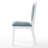 Ketra Velvet Side Chair in Light Blue