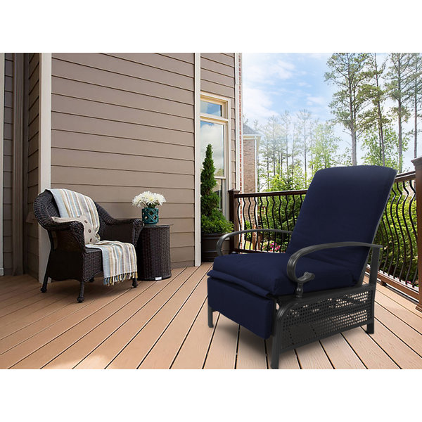 oversized outdoor reclining chair