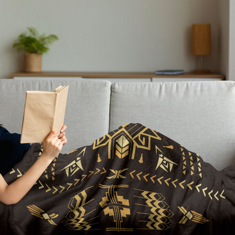 Hand Woven Throw Blanket, 50" x 60"
