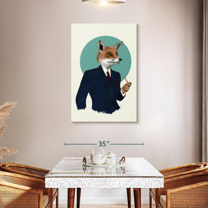 Brampt Mr. Fox, 45" H x 30" W