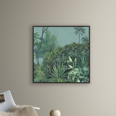 Fern Cassidy " Tropical Vignette " by Fern Cassidy Painting Print