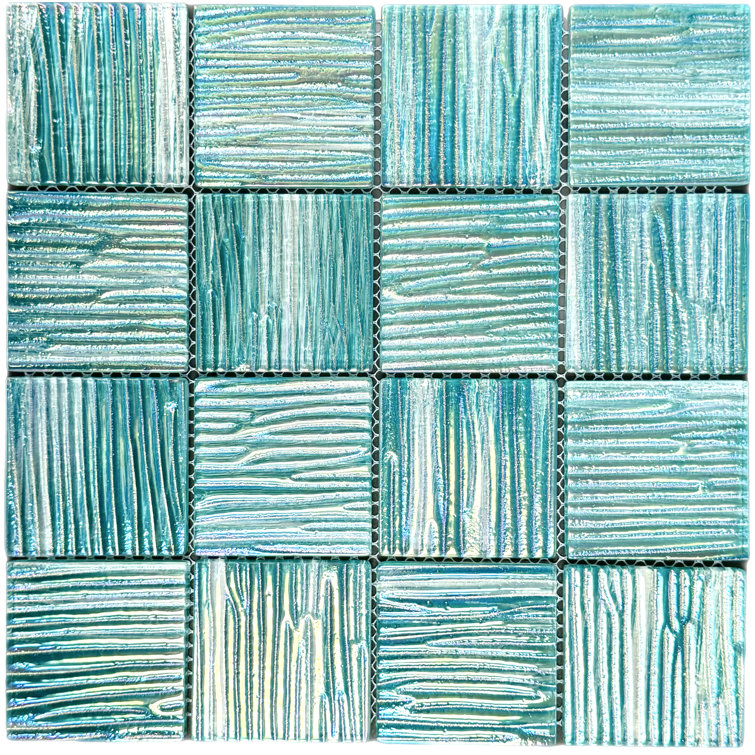 Sapphire Ocean 3x3 Glass Tile