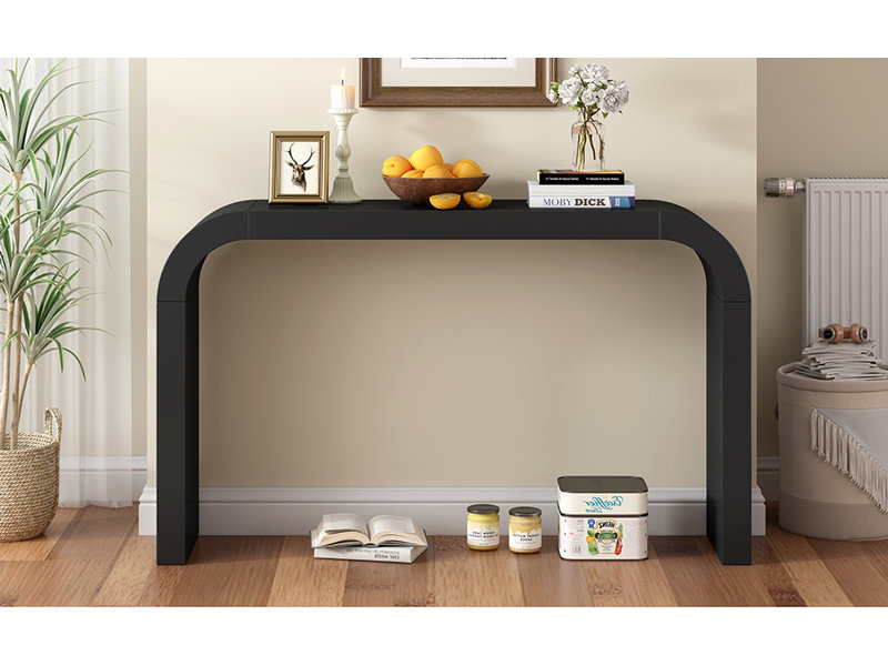 Console moderne minimaliste pour le salon, Noir