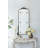 Arched Mirror with Metal Frame, Full Length for Modern and Classic Decor, 24x48.5 Inches