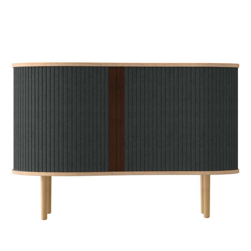 Armoire d'appoint Hollar, Ombre / chêne clair