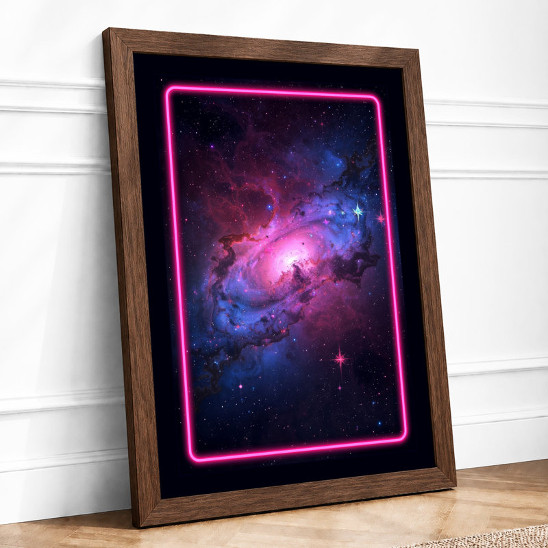 Cosmic Spiral Modern - Print, Walnut, A1 - 84.1 x 59.4 cm