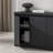 Griffin 62" Modern 6-Shelf Sideboard in Onyx-116172298