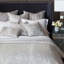 Housse de couette abstraite gris Décarie-37405897