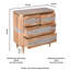 Keiper Solid Wood 90cm W 5 - Drawer Chest of Drawers
