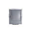 Zeger Grey Fabric Glider Chair With Swivel