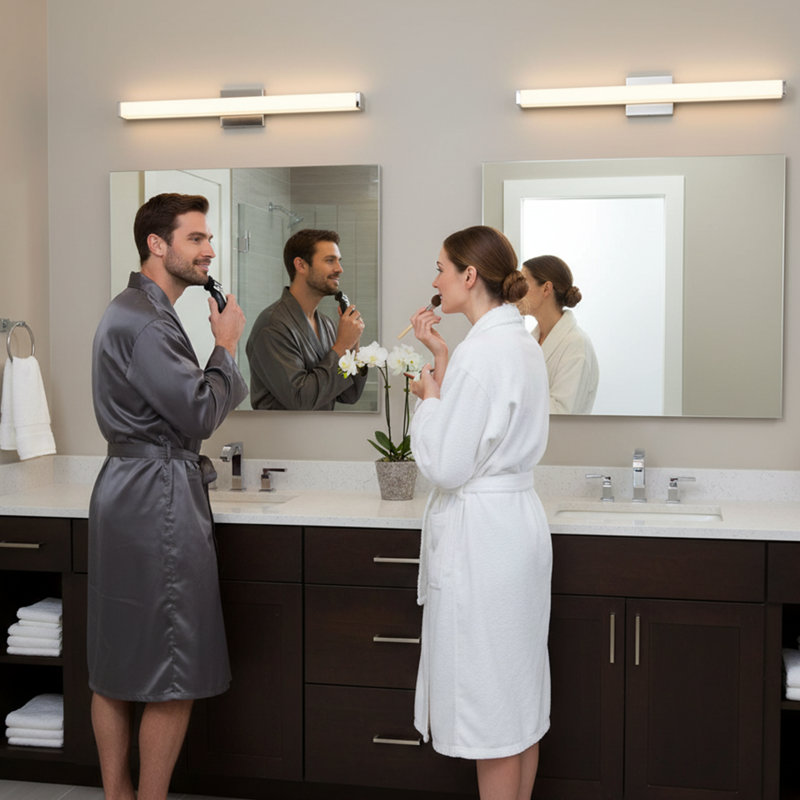 36" Dimmable LED Bath Bar Light, Brushed Nickel