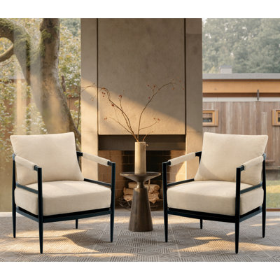 Cindina Modern Curved-back Accent Chair With High-density Foam Cushion– Upholstered Armchair For Living Room, Office, Or Lounge