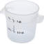 Contenant alimentaire rond 1 pte - transparent-87119700