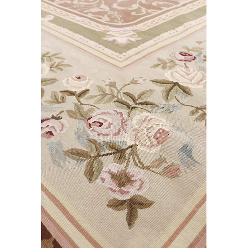 Abusson One-of-a-Kind 9'2" X 11'10'' Hand Knotted Area Rug