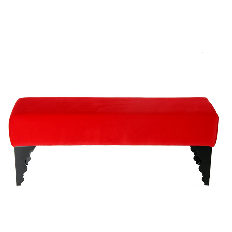 Artedeco Upholstered Bench, Red
