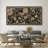 Abstract Botanical Vintage Floral Pattern in Landscape Retro Decor Extra Large Artwork Wall Art-111375511-100937063
