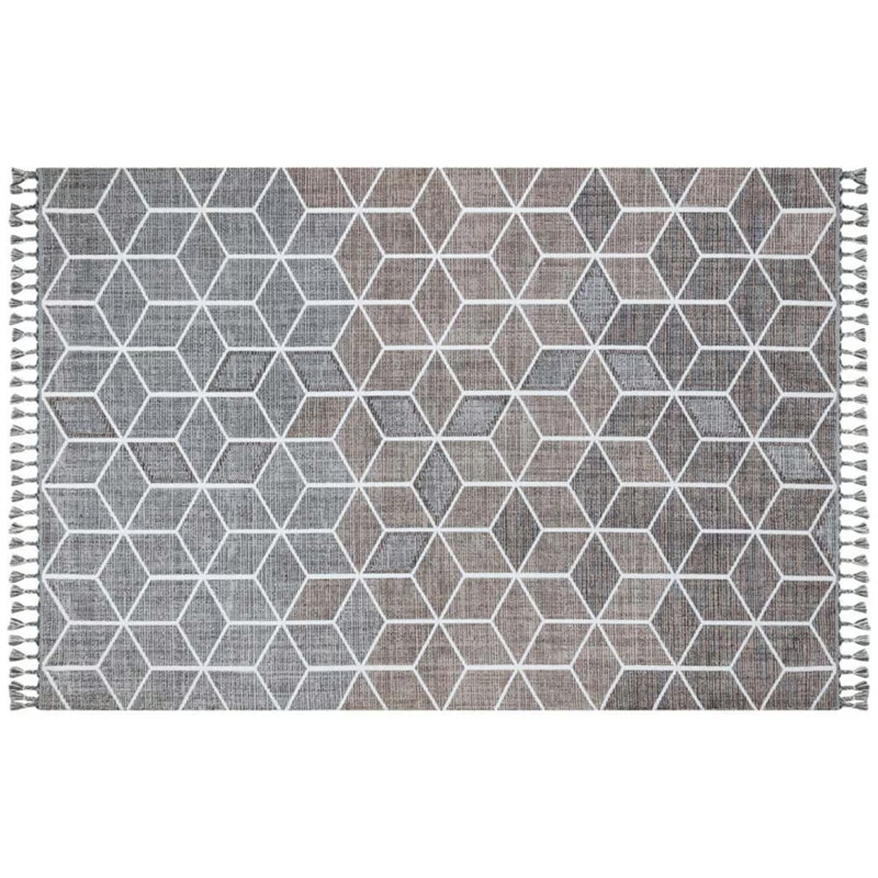 Tapis en coton Sulman, Rectangle 5 pi 3 po x 7 pi 7 po