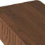 Table basse rectangulaire de 47,2 × 23,6 × 14,2 cm avec 2 tiroirs de rangement, texture ondulée, pour salon