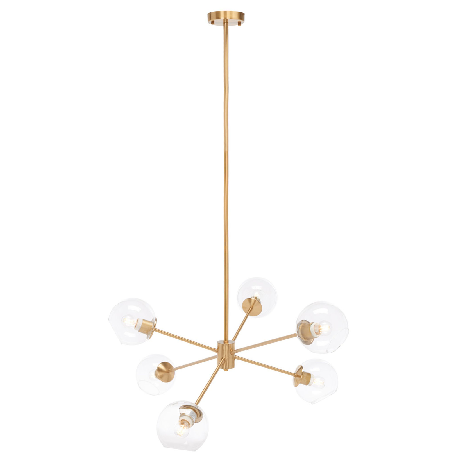 Corie 6 - Light Dimmable Sputnik Chandelier