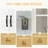 Coffee Cabinet,Tall Storage Pantry,Buffet Cabinet