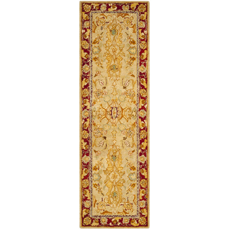 Ladd Wool Pile Oriental Rug, Runner 2'6" x 12'