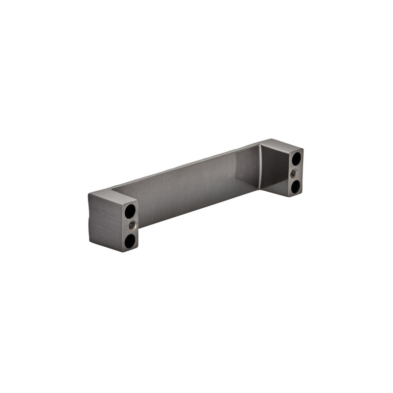 Poignée barre Calathea, Noir chromé, 5.0625"
