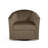 Upholstered Coffee Velvet Swivel Barrel Chair-499469534