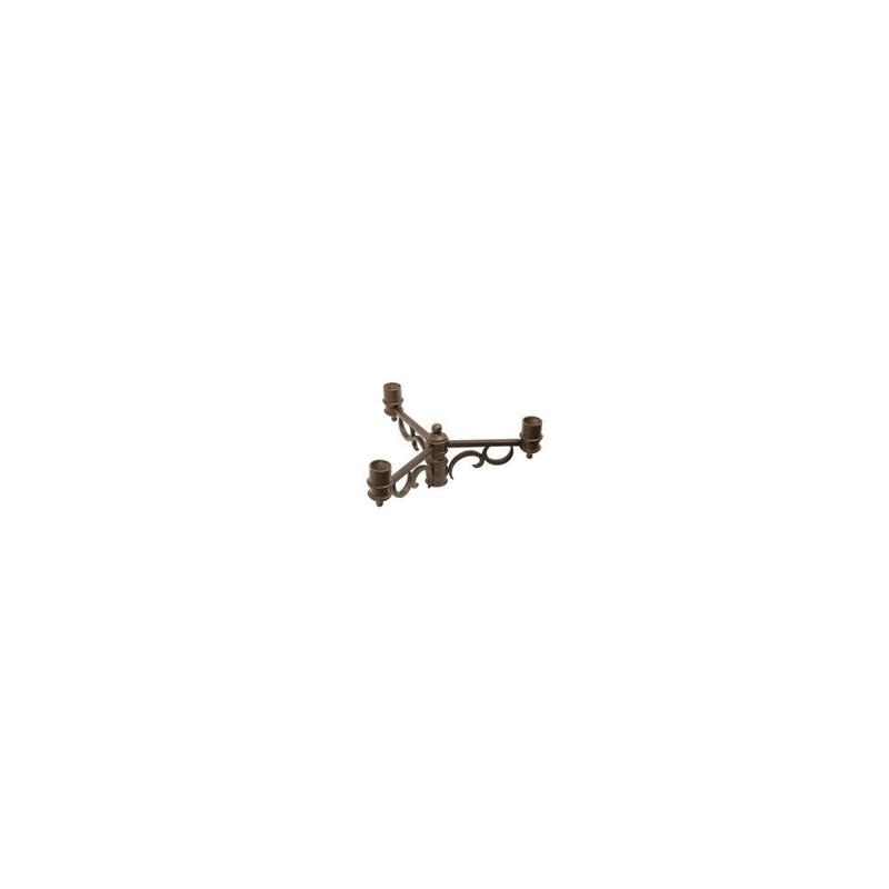 Poteau de h 10,75 po (seulement) Outdoor Universal, Noyer