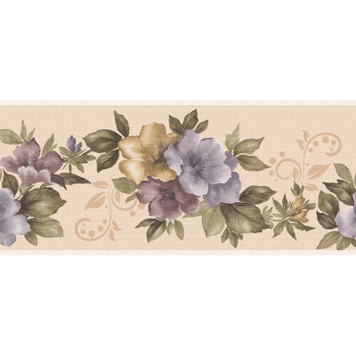 Peel & Stick Floral Border