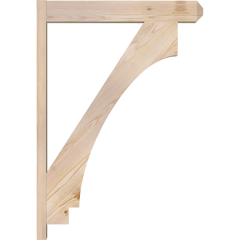 Persienne impériale, P 28 po x H 40 po, Sapin Douglas de 5 1/2 po (lisse)