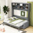 Queen Murphy Bed with Sofa-365989629