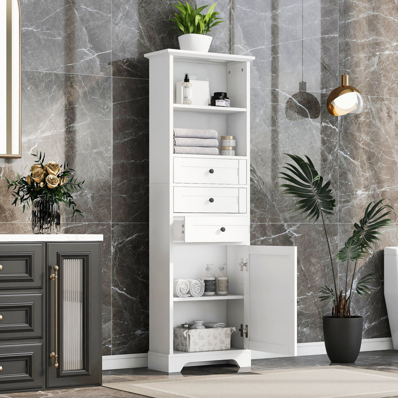Corita Accent Cabinet, White