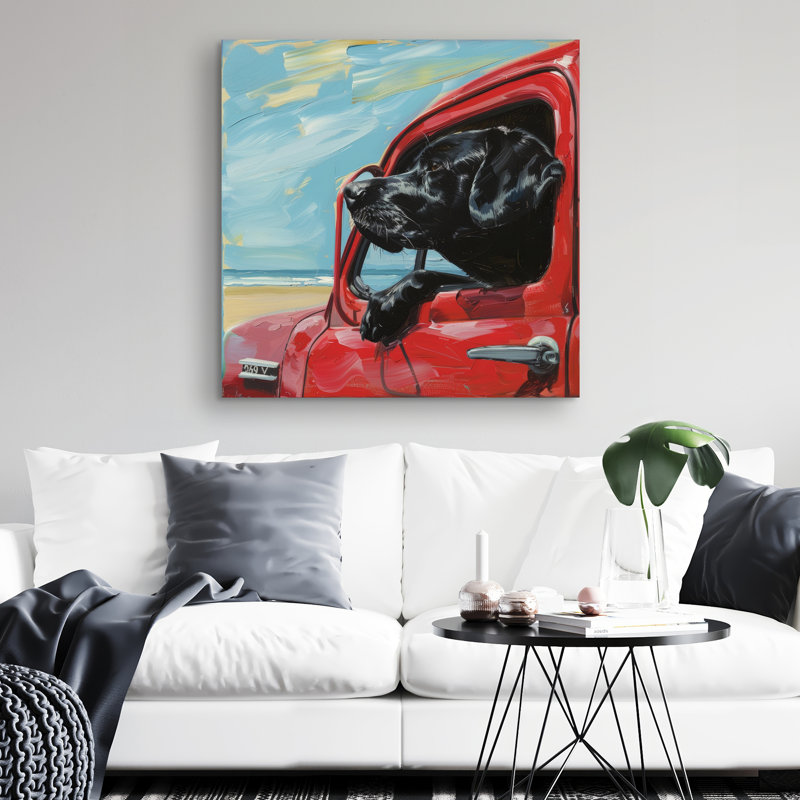Travel buddy - 32"x32" art on canvas
